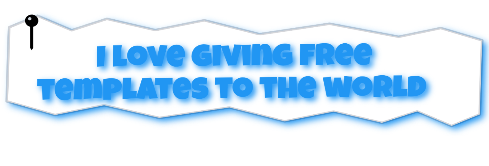 I love giving free template to the world